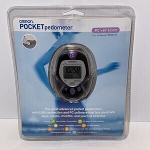Omron Pocket Pedometer PC Version HJ-720 ITC New Sealed